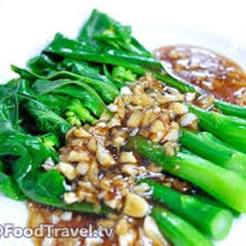 Fried Kale Oyster Sauce