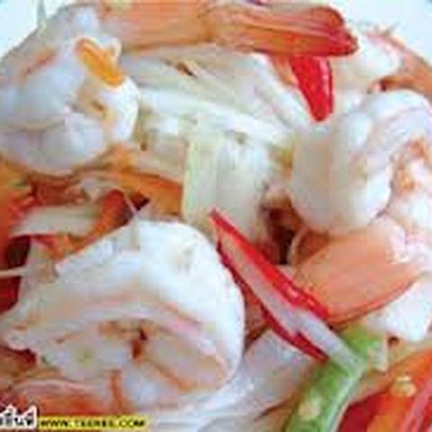 Papaya Salad with Shrimp