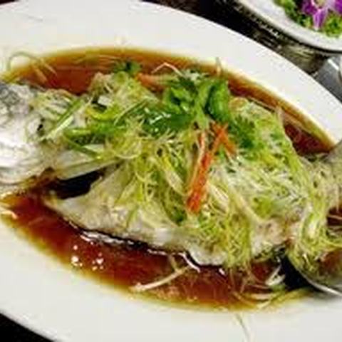 Steamed Seabass With Soya Sauce